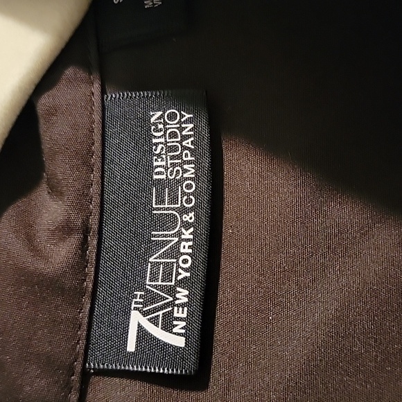 New York & Company Dark Brown Blouse - Picture 2 of 6